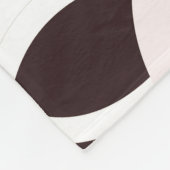 かわいい牛の柄 フリースブランケット (角)