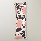 かわいい牛の柄 ボディピロー (裏面 (縦))