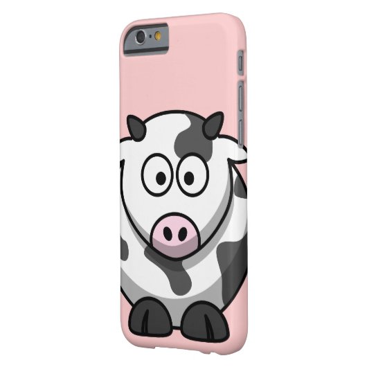 かわいい牛の漫画 Case-Mate iPhoneケース (裏面左)