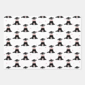 かわいい牛の熱狂する恋「美祢美祢」 ラッピングペーパーシート (正面2)