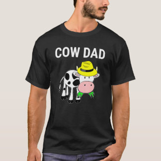 かわいい牛の父 牛飼い 父親 Tシャツ