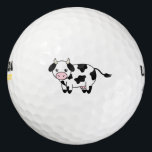 かわいい牛の白黒ゴルフボール ゴルフボール<br><div class="desc">ウィルソン超500距離</div>