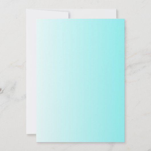 かわいい牛ひまわりファーム赤ちゃんシャワー招待状 招待状 (裏面)