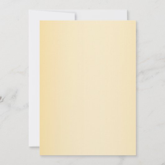 かわいい牛ひまわりファーム赤ちゃんシャワー 招待状 (裏面)