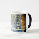 かわいい牛コーヒー・マグ モーフィングマグカップ (正面右)