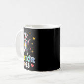 かわいい牛シニア2025卒業スクールカレッジUni コーヒーマグカップ (正面左)