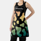 かわいい牛プリントカラフルカスタムエプロン エプロン (インサイチュ)