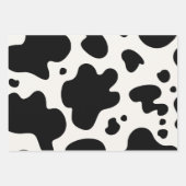 かわいい牛プリント包装紙シート ラッピングペーパーシート (正面2)