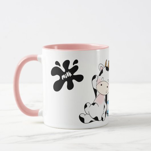かわいい牛マグカップ マグカップ (左)