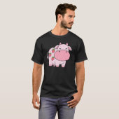 かわいい牛乳いちごヨーグルト Tシャツ (正面フル)