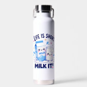 かわいい牛乳愛好家 ウォーターボトル (正面)