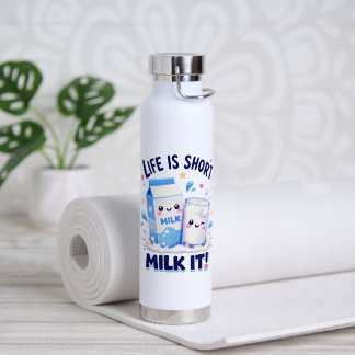 かわいい牛乳愛好家 ウォーターボトル