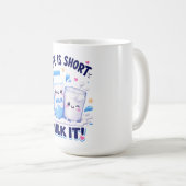 かわいい牛乳愛好家 コーヒーマグカップ (正面右)