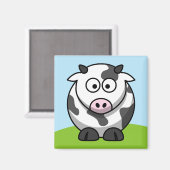 かわいい牛磁石 マグネット (正面/裏面)