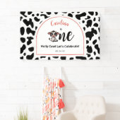 かわいい牛祝の 横断幕 (インサイチュ)