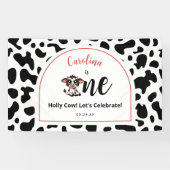 かわいい牛祝の 横断幕 (横)