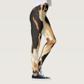 かわいい牛革パターン レギンス (右)