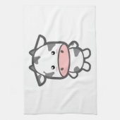 かわいい牛 キッチンタオル (縦)