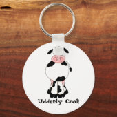 かわいい牛 キーホルダー (正面)