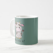 かわいい牛 コーヒーマグカップ (正面左)