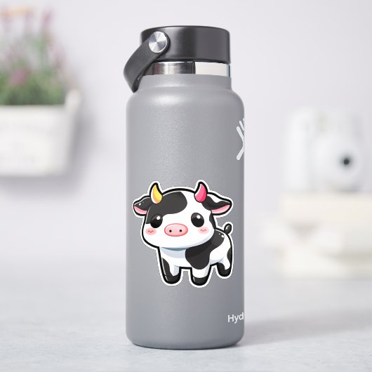 かわいい牛 シール (HydroFlask)