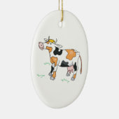 かわいい牛 セラミックオーナメント (右)