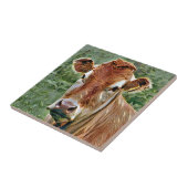 かわいい牛 タイル (側面)