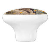 かわいい牛(デイジー花) セラミックノブ (側面)