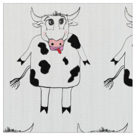 かわいい牛 ファブリック