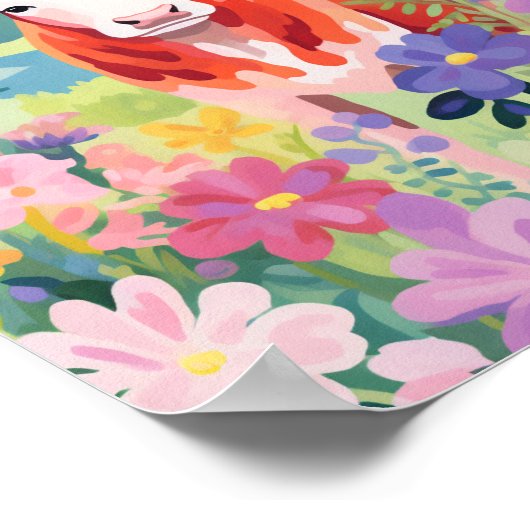 かわいい牛 ポスター (角)