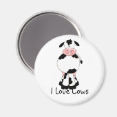 かわいい牛 マグネット (正面/裏面)