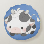 かわいい牛 ラウンドクッション (裏面)