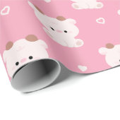 かわいい牛 ラッピングペーパー (ロールコーナー)