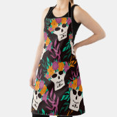 かわいい牛:ヴィンテージ子供っぽいパターン エプロン (インサイチュ)