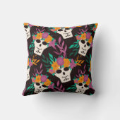 かわいい牛：ヴィンテージ子供っぽいパターン クッション (裏面)