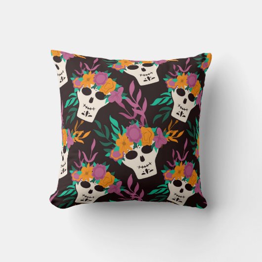 かわいい牛：ヴィンテージ子供っぽいパターン クッション (正面)