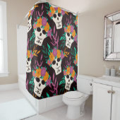 かわいい牛:ヴィンテージ子供っぽいパターン シャワーカーテン (インサイチュ)