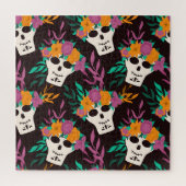 かわいい牛:ヴィンテージ子供っぽいパターン ジグソーパズル (縦)