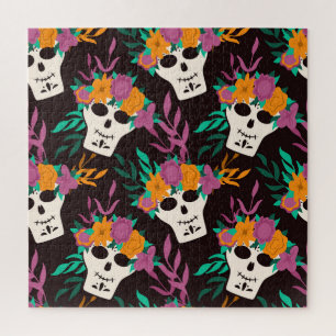 かわいい牛：ヴィンテージ子供っぽいパターン ジグソーパズル