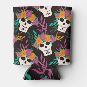 かわいい牛：ヴィンテージ子供っぽいパターン 缶クーラー