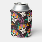 かわいい牛：ヴィンテージ子供っぽいパターン 缶クーラー (缶裏面)