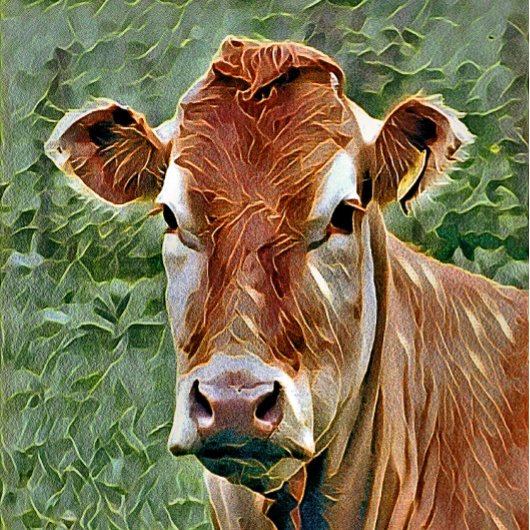 かわいい牛 名刺