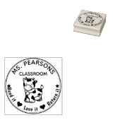 かわいい牛 – 木製ゴムのスタンプ教室から ラバースタンプ (押印)