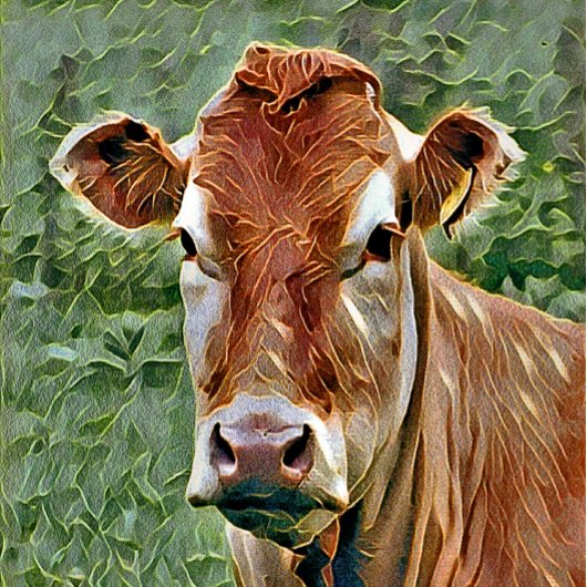 かわいい牛 缶バッジ