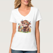 かわいい牛 Tシャツ (正面)