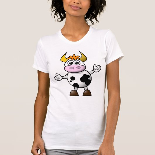 かわいい牛 Tシャツ (正面)