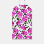 かわいい牡丹。 ギフトタグ (裏面)