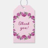 かわいい牡丹。 ギフトタグ (正面)