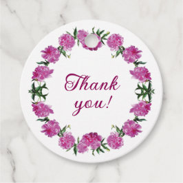 かわいい牡丹。 フェイバータグ