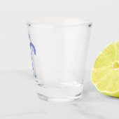 かわいい牡羊座の星占いパーソナライズされた標識 ショットグラス (右)